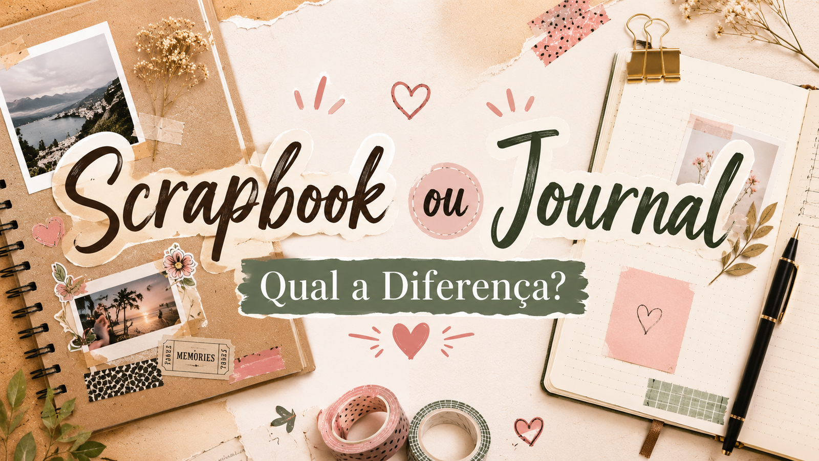 Scrapbook ou Journal: Qual a Diferença?